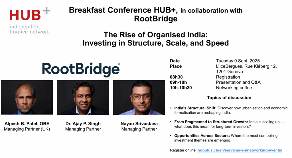 HUB+ Invitation - Conference 9 Sept. 2025 ROOTBRIDGE