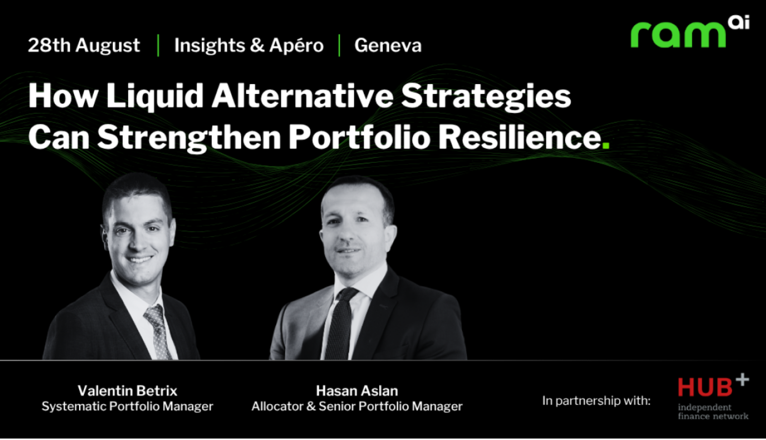 RAM AI Insights & Apéro: How Alternative Strategies Can Strengthen Portfolio Resilience