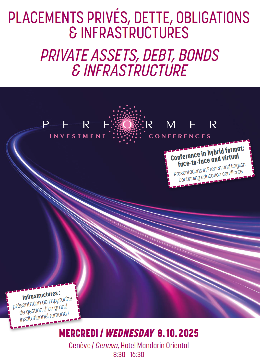 Performer, Placements Privés, Dette, Obligations & Infrastructure