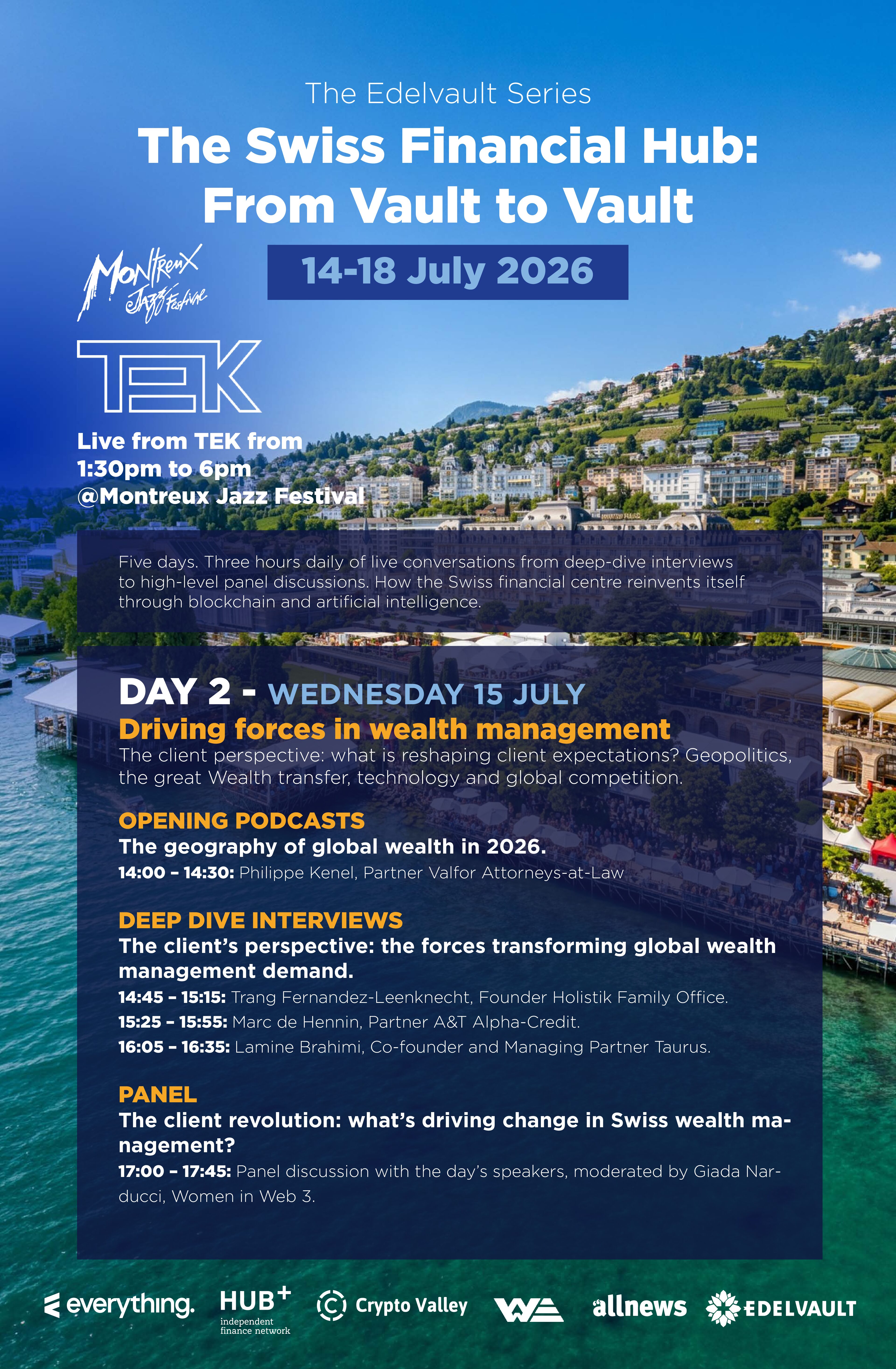 The Edelvault Series at TEK Montreux Jazz Festival: DAY 2
