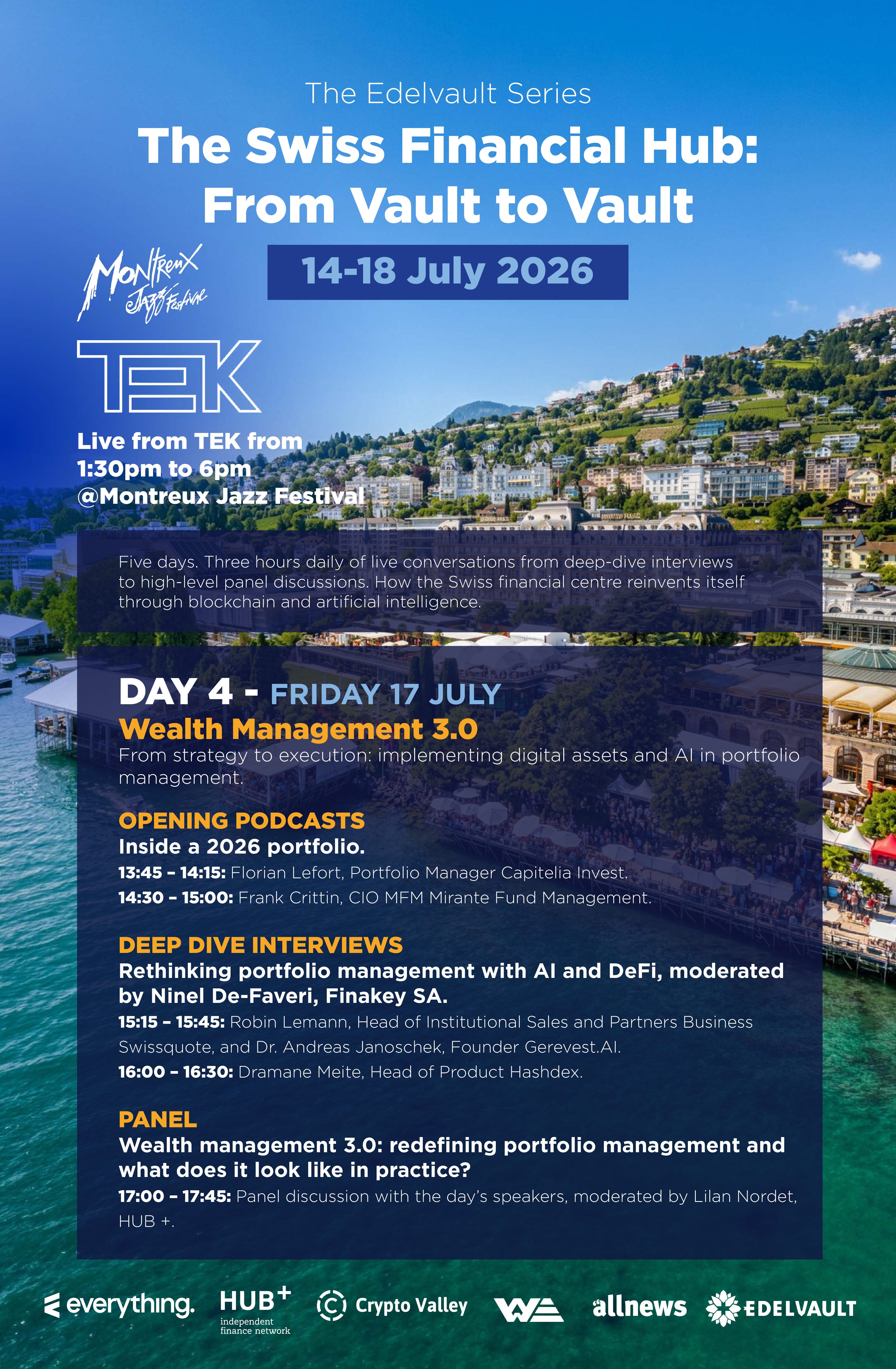 The Edelvault Series at TEK Montreux Jazz Festival: DAY 4